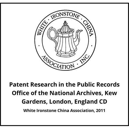 Patent Research in the Public Records Office of the National Archives, Kew Gardens, London, England CD